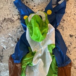 Super Mario riding Yoshi Inflatable Halloween Costume for Kids